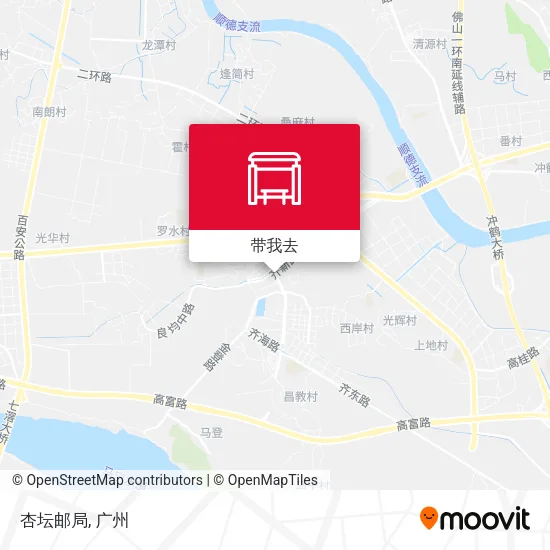 杏坛邮局地图
