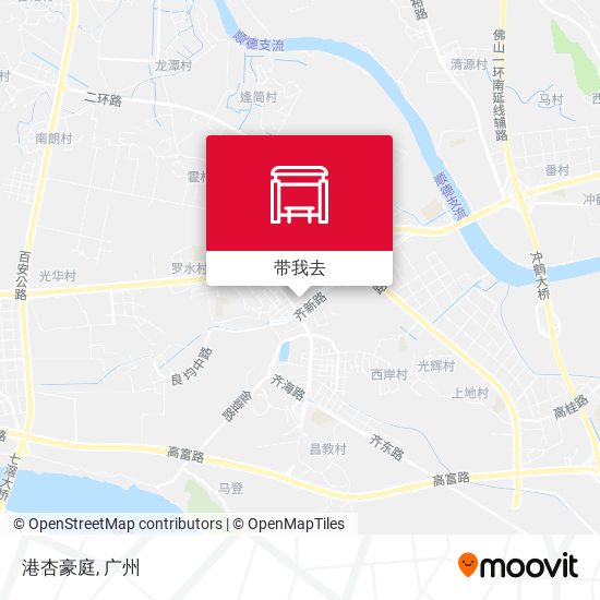 港杏豪庭地图