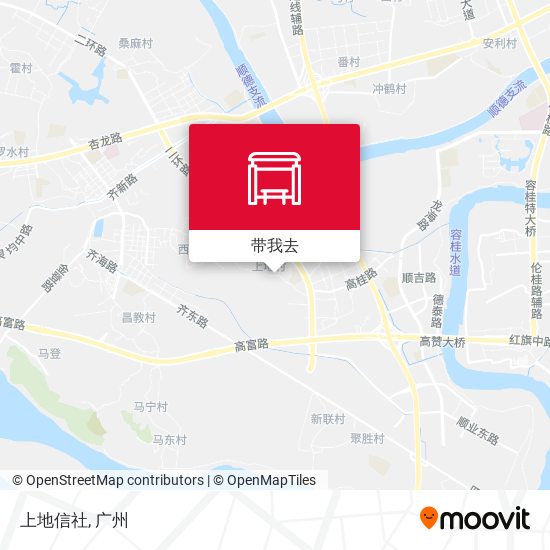 上地信社地图