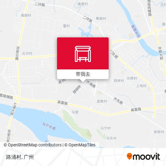 路涌村地图