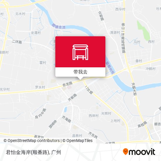 君怡金海岸(顺番路)地图