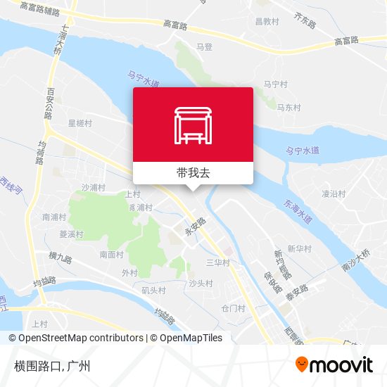 横围路口地图