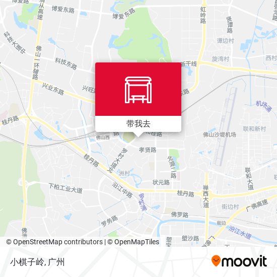 小棋子岭地图