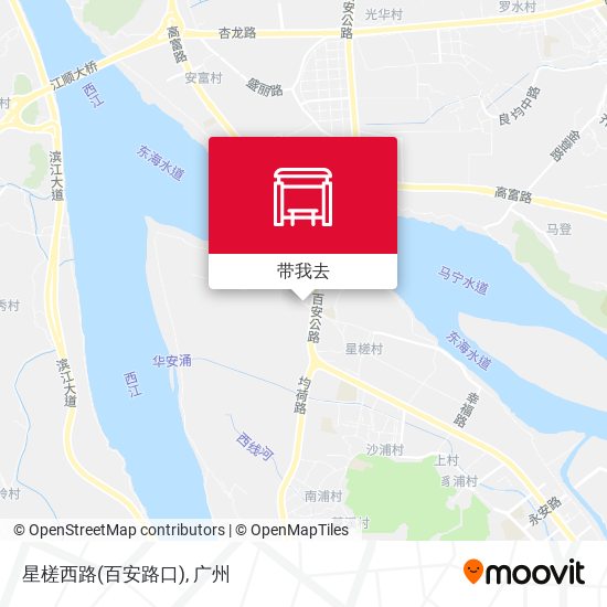 星槎西路(百安路口)地图