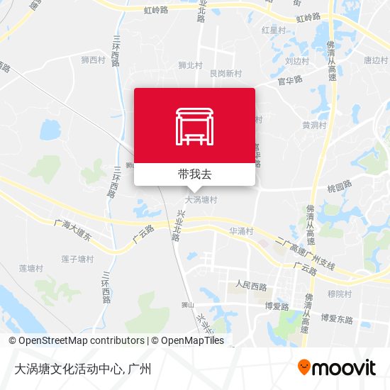 大涡塘文化活动中心地图