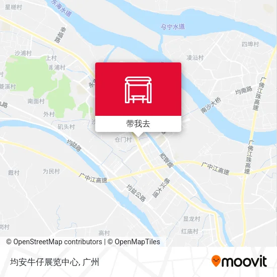 均安牛仔展览中心地图