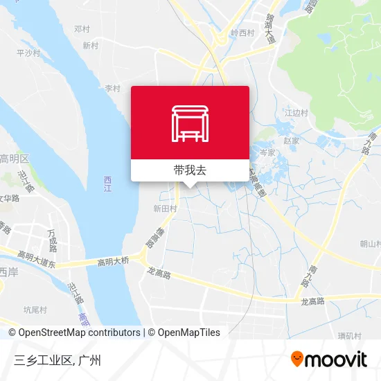 三乡工业区地图