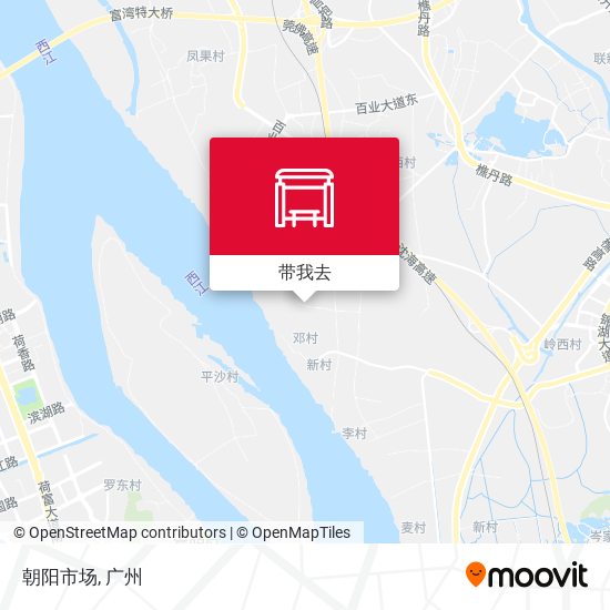 朝阳市场地图