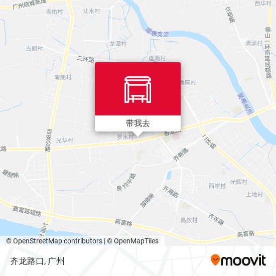 齐龙路口地图