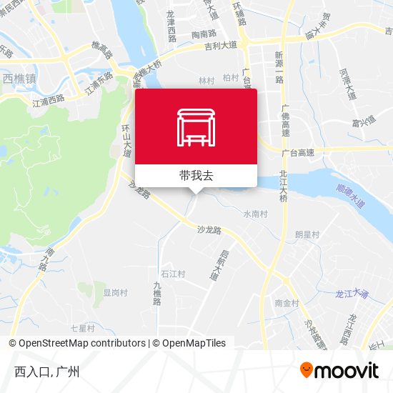 西入口地图