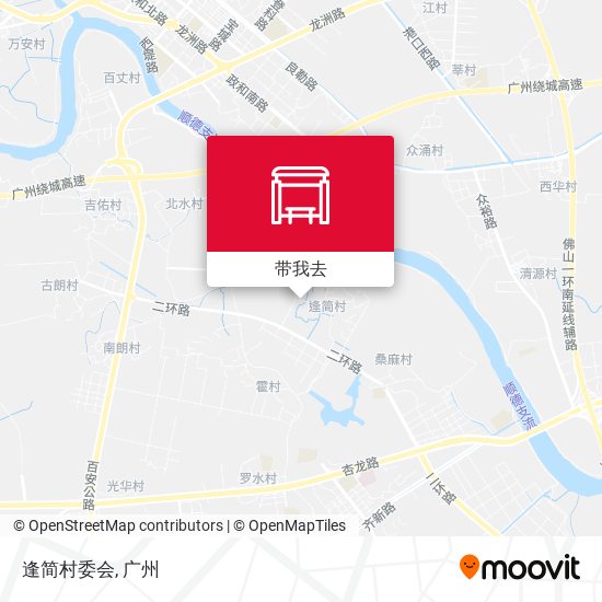 逢简村委会地图
