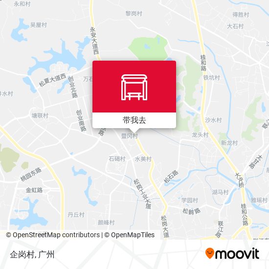 企岗村地图