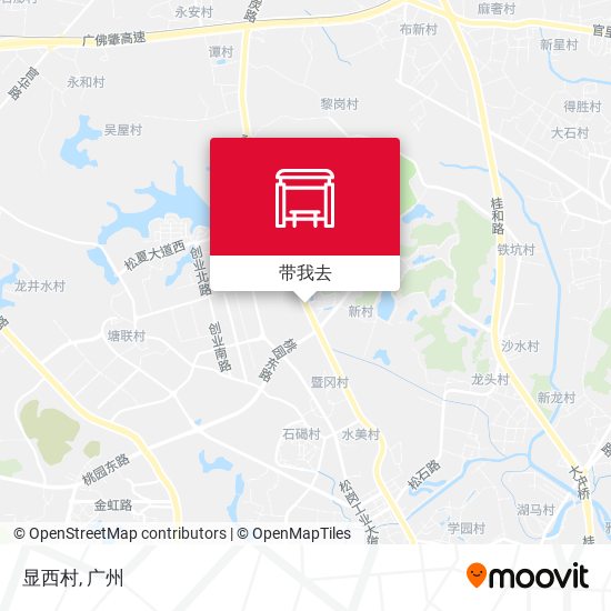 显西村地图