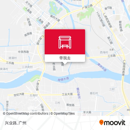 兴业路地图