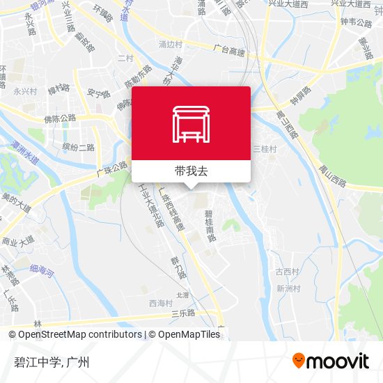 碧江中学地图