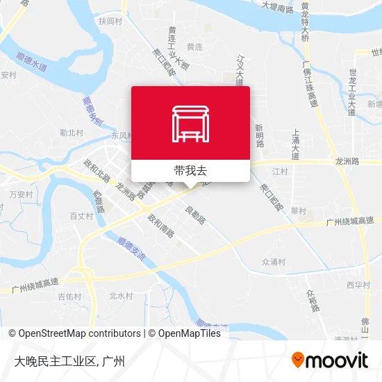 大晚民主工业区地图