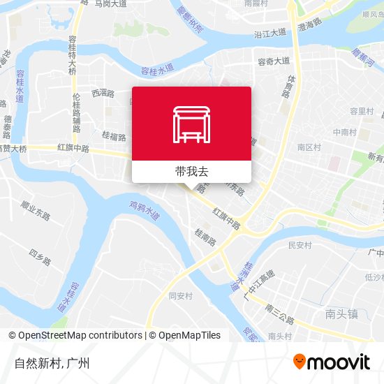 自然新村地图