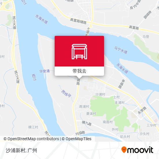 沙浦新村地图