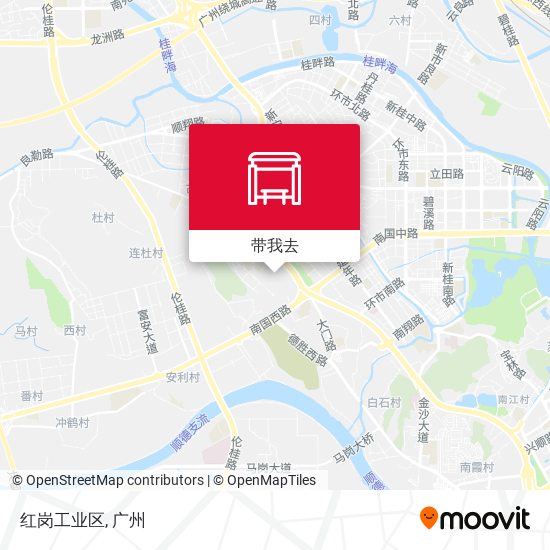 红岗工业区地图