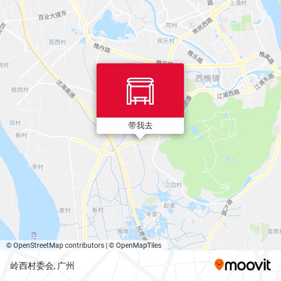 岭西村委会地图