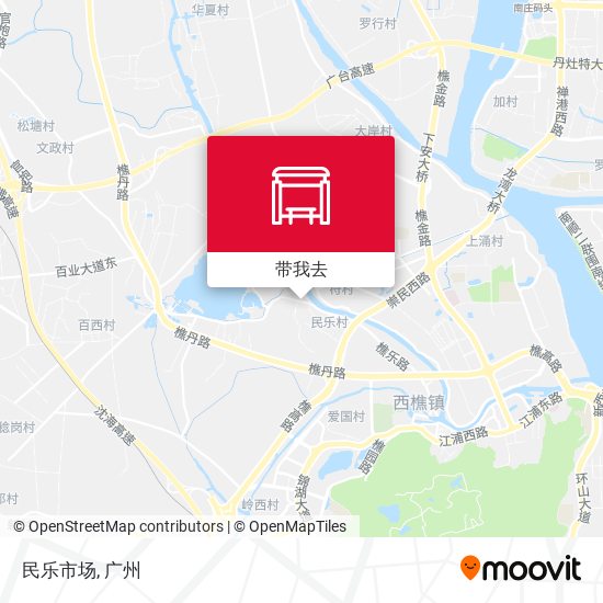 民乐市场地图