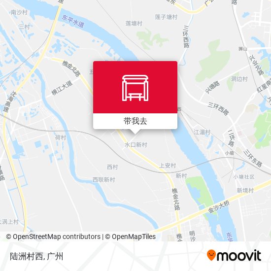 陆洲村西地图