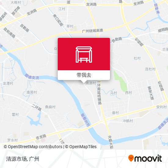 清源市场地图
