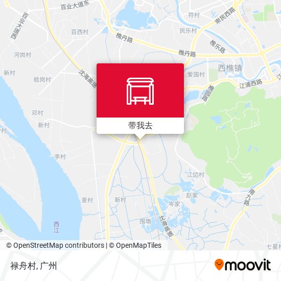 禄舟村地图