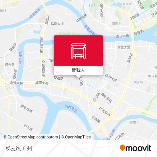 梯云路地图