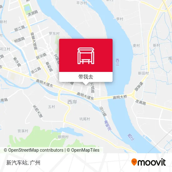 新汽车站地图
