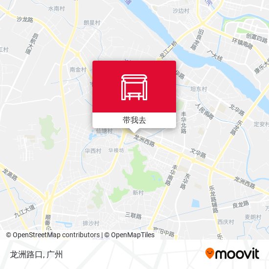 龙洲路口地图