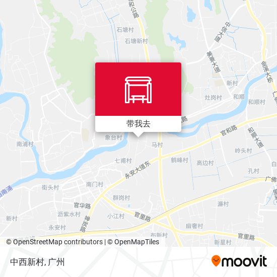 中西新村地图
