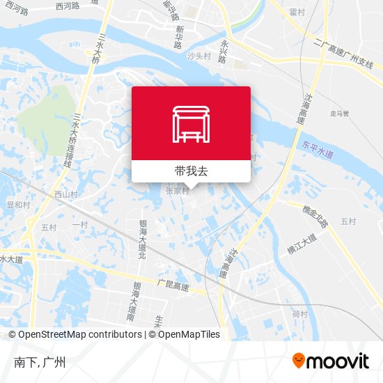 南下地图