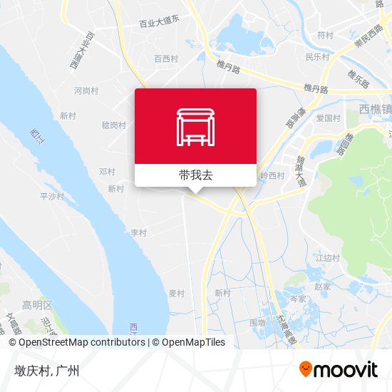 墩庆村地图