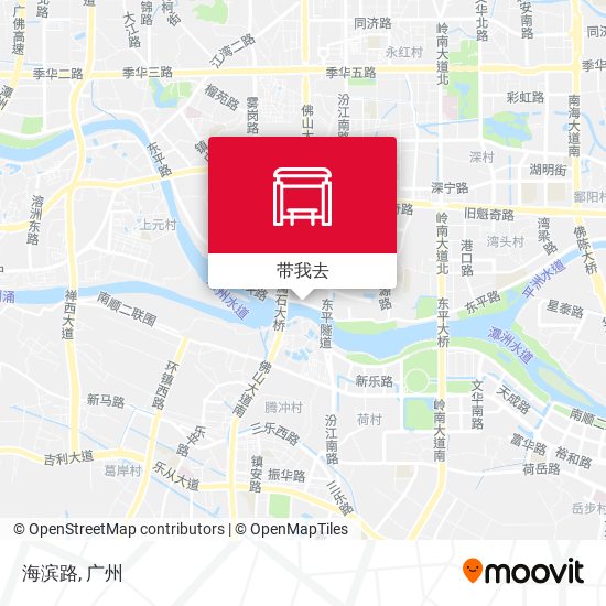 海滨路地图