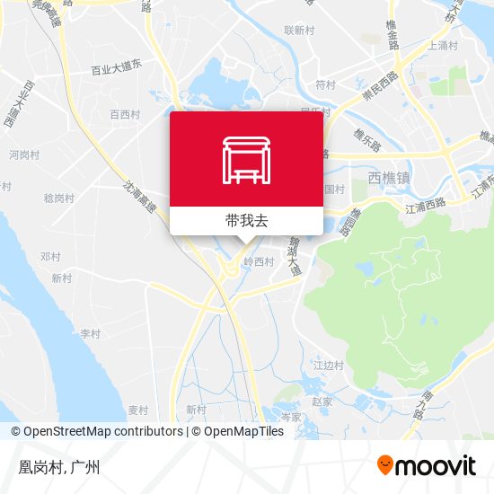 凰岗村地图