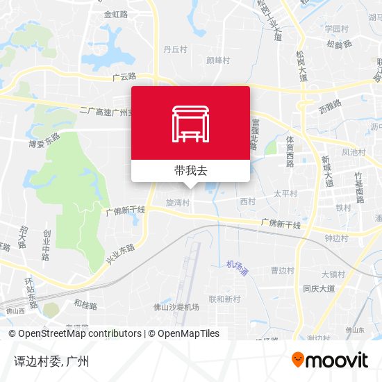 谭边村委地图