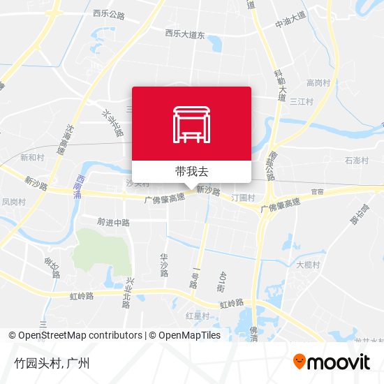 竹园头村地图