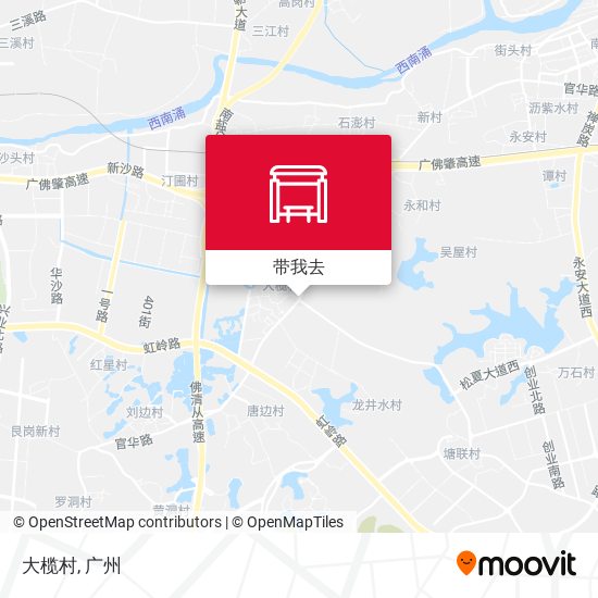 大榄村地图