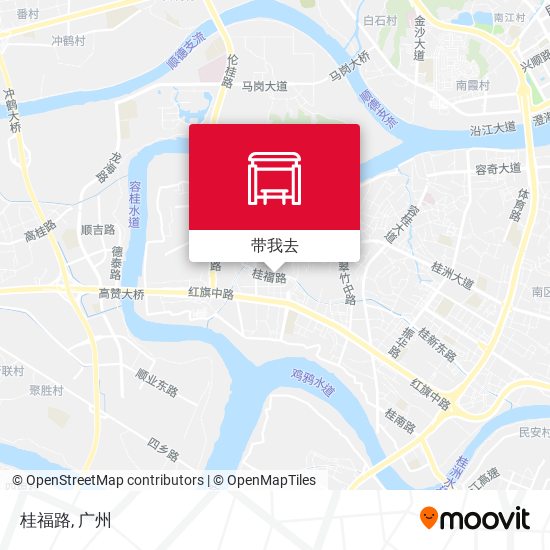 桂福路地图