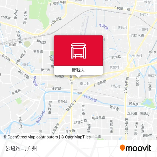 沙堤路口地图
