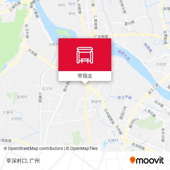 莘深村口地图