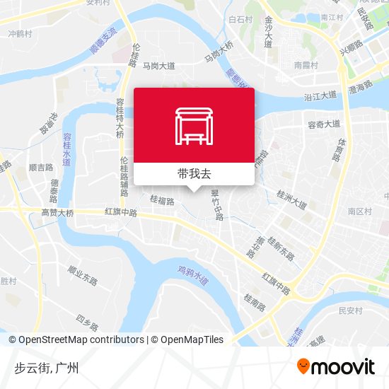 步云街地图
