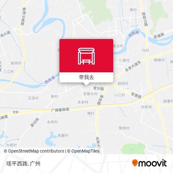 瑶平西路地图