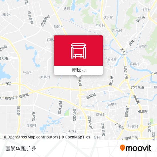 嘉景华庭地图