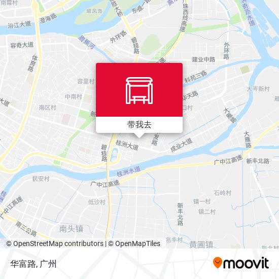 华富路地图