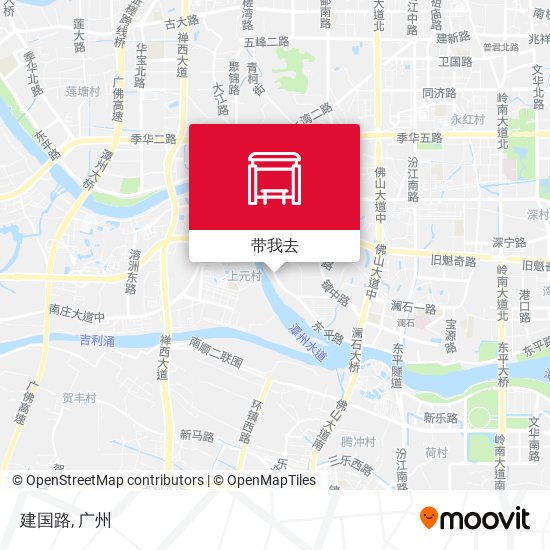 建国路地图
