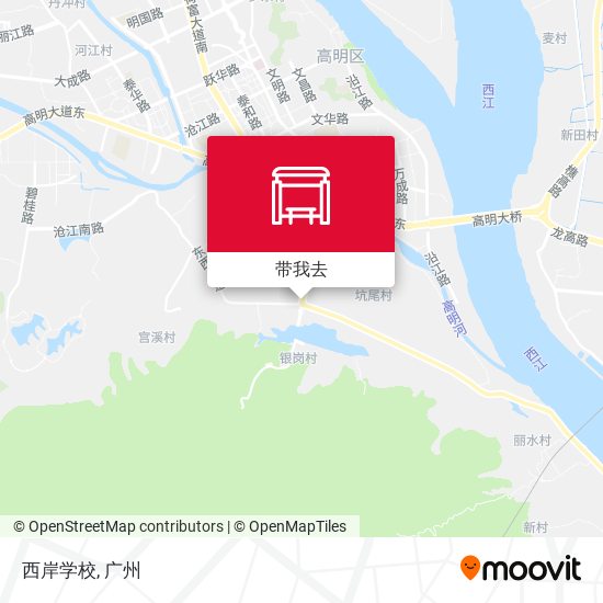 西岸学校地图