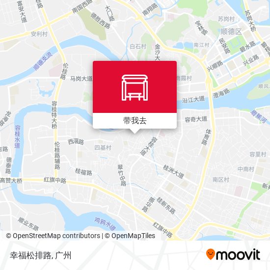 幸福松排路地图