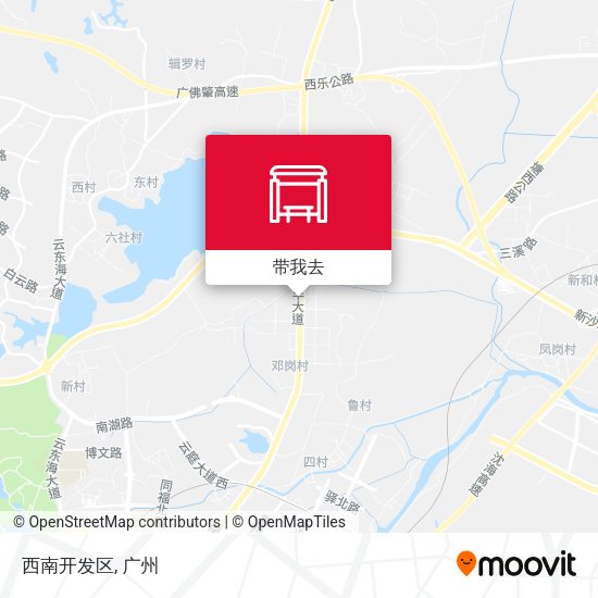 西南开发区地图